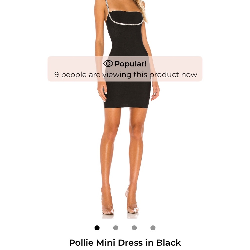 Superdown Black Mini Dress